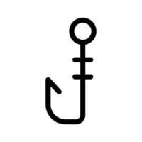 peixe gancho ícone vetor símbolo Projeto ilustração