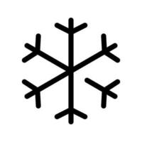 floco de neve ícone vetor símbolo Projeto ilustração