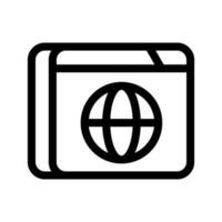 local na rede Internet ícone vetor símbolo Projeto ilustração
