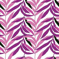 abstrato selva Palma folha desatado padronizar. estilizado tropical Palma folhas papel de parede. vetor