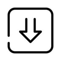 baixa ícone vetor símbolo Projeto ilustração