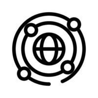 órbita ícone vetor símbolo Projeto ilustração