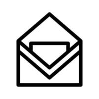 aberto o email ícone vetor símbolo Projeto ilustração