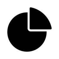 torta gráfico ícone vetor símbolo Projeto ilustração