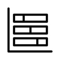 Barra ícone vetor símbolo Projeto ilustração