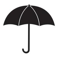 vetor ilustração do a guarda-chuva ícone dentro a chuva. outono criativo placa símbolo, logotipo, vetor gráficos.