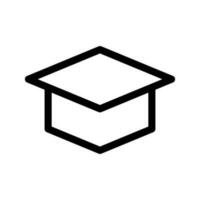 graduação boné ícone vetor símbolo Projeto ilustração