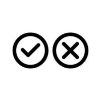Verifica ícone vetor símbolo Projeto ilustração