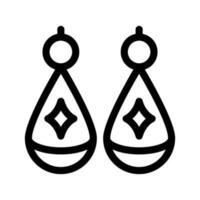 orelha argolas ícone vetor símbolo Projeto ilustração