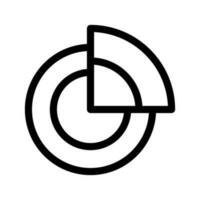 torta gráfico ícone vetor símbolo Projeto ilustração