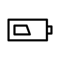 bateria ícone vetor símbolo Projeto ilustração