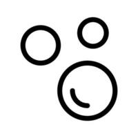 bolhas oxigênio ícone vetor símbolo Projeto ilustração