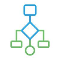 afinidade diagrama vetor ícone