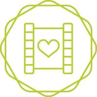 amor história filme vetor ícone