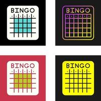 ícone de vetor de bingo