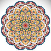 fundo de mandala floral vintage vetor