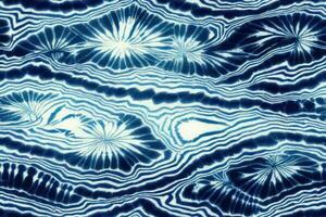 gravata corante shibori amarrar morrer abstrato pintura batik escova tinta espiral redemoinho tecido retro botânico círculo Projeto geométrico repetir desenhando telha vetor verde Castanho Sombrio azul cores , oceano ondas azul