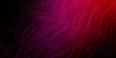 textura de vetor rosa roxo escuro com linhas irônicas amostra brilhante com formas coloridas de linhas curvas melhor design para seu banner de pôster de anúncio