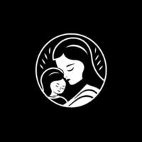 mama - minimalista e plano logotipo - vetor ilustração