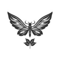 aerodruida, vintage logotipo linha arte conceito Preto e branco cor, mão desenhado ilustração vetor