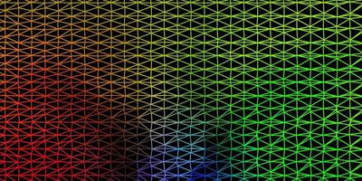 layout poligonal geométrico vetorial multicolorido de luz vetor