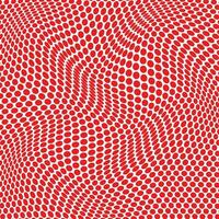 abstrato geométrico vermelho ponto onda padronizar perfeito para fundo, papel de parede vetor