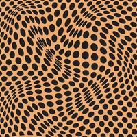 abstrato geométrico Preto polca ponto onda padronizar perfeito para fundo, papel de parede. vetor