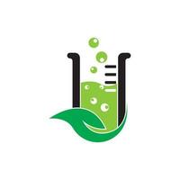 eco verde laboratório logotipo vetor ícone ilustração Projeto