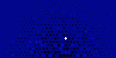 fundo azul escuro com ilustração de bolhas e conjunto de padrão de esferas abstratas coloridas brilhantes para sites vetor