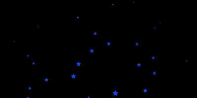 fundo vector azul rosa escuro com estrelas pequenas e grandes ilustração colorida com estrelas gradientes abstratas melhor design para o banner do seu cartaz de anúncio