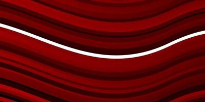 modelo de vetor vermelho escuro com curvas ilustração abstrata com arcos de gradiente melhor design para seu banner de pôster de anúncio