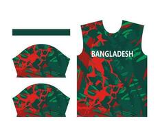 Bangladesh Grilo equipe Esportes criança Projeto ou Bangladesh Grilo jérsei Projeto vetor