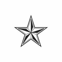 editável Estrela ícone. perfeito para logotipos, Estatisticas e infográficos vetor