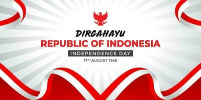 Indonésia independência dia, Indonésia liberdade fundos, Indonésia bandeira vermelho branco vetor