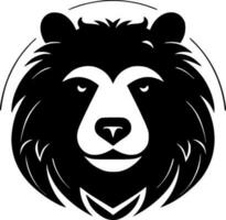 Urso - minimalista e plano logotipo - vetor ilustração