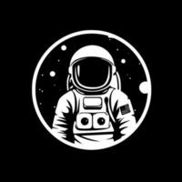 astronauta - minimalista e plano logotipo - vetor ilustração