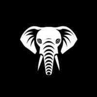 elefante, minimalista e simples silhueta - vetor ilustração