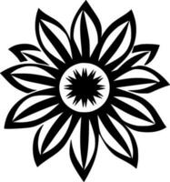 flor - minimalista e plano logotipo - vetor ilustração