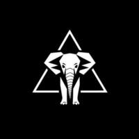 elefante - minimalista e plano logotipo - vetor ilustração