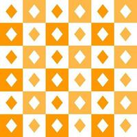 laranja diamante padronizar. diamante desatado padronizar vetor. diamante padronizar. decorativo elementos, chão azulejos, parede azulejos, banheiro azulejos, natação piscina azulejos. vetor