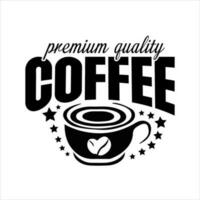 Prêmio qualidade café, melhor produtos vetor modelo. Alto Prêmio qualidade orgânico produtos.