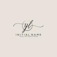 inicial il feminino logotipo coleções modelo. caligrafia logotipo do inicial assinatura, casamento, moda, joalheria, butique, floral e botânico com criativo modelo para qualquer companhia ou negócios. vetor