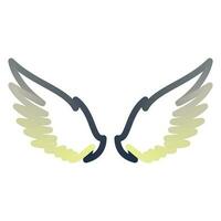 pássaro asas ilustração logotipo. vetor