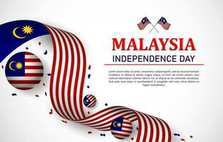 vetor do Malásia independência dia fundo