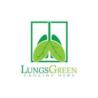 pulmão logotipo projeto, Ciência cuidados de saúde e médico ícone -vetor vetor