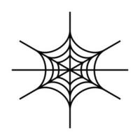 tensionado aranha rede ícone. vetor. vetor