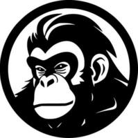macaco - minimalista e plano logotipo - vetor ilustração