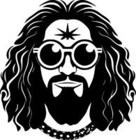 hippie - Alto qualidade vetor logotipo - vetor ilustração ideal para camiseta gráfico