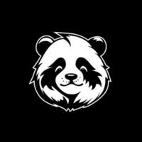 panda - Preto e branco isolado ícone - vetor ilustração