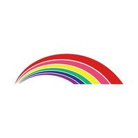 vetor de ícone do arco-íris